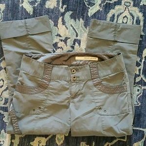 DKNY Capri cargo pant, khaki